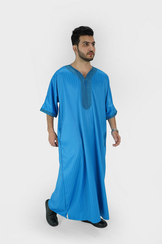 Morocco Jubbah Blue