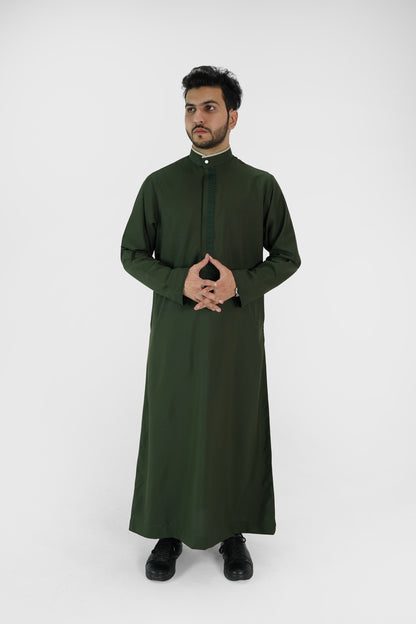 Thobe Jubbah Dark Green