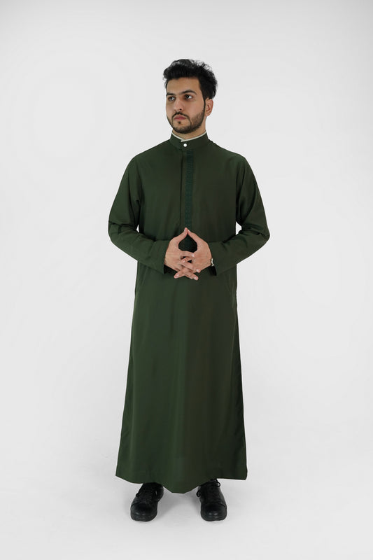 Thobe Jubbah Dark Green