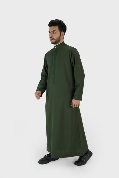 Thobe Jubbah Dark Green