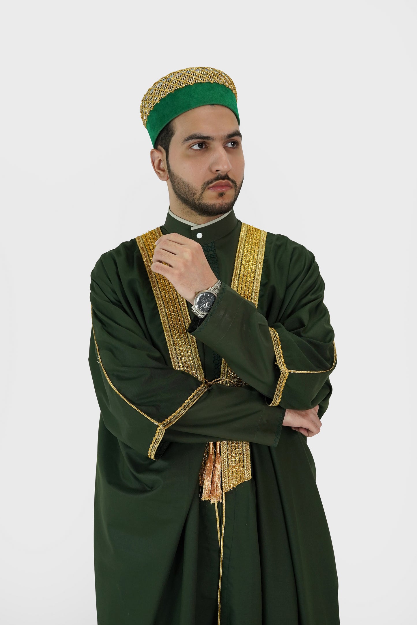 Bishat Jubbah Green