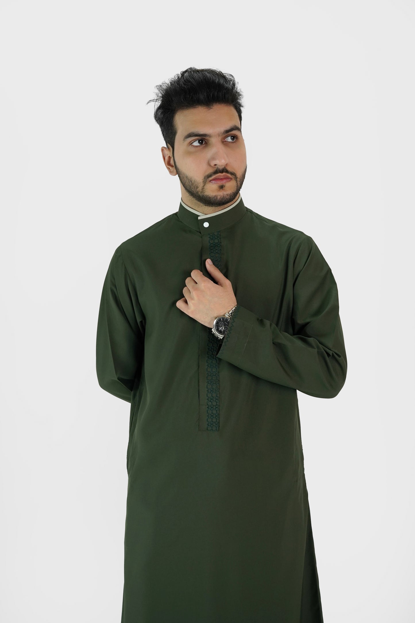 Thobe Jubbah Dark Green