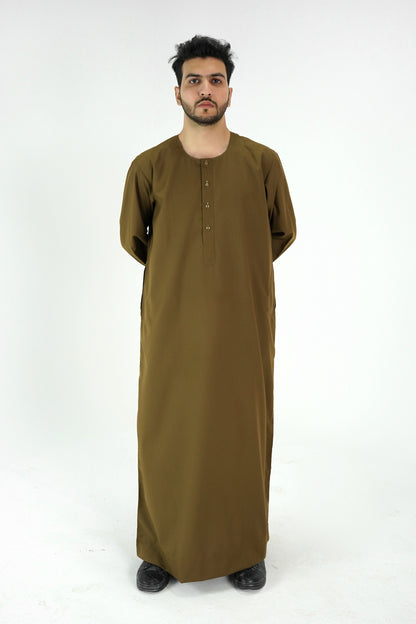 Thobe Jubbah Brown
