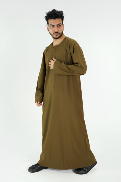 Thobe Jubbah Brown