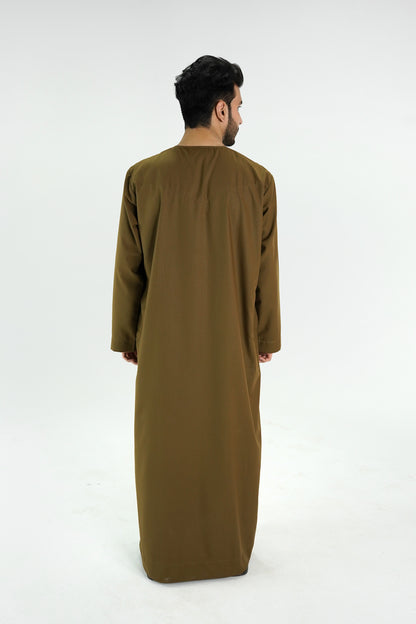 Thobe Jubbah Brown