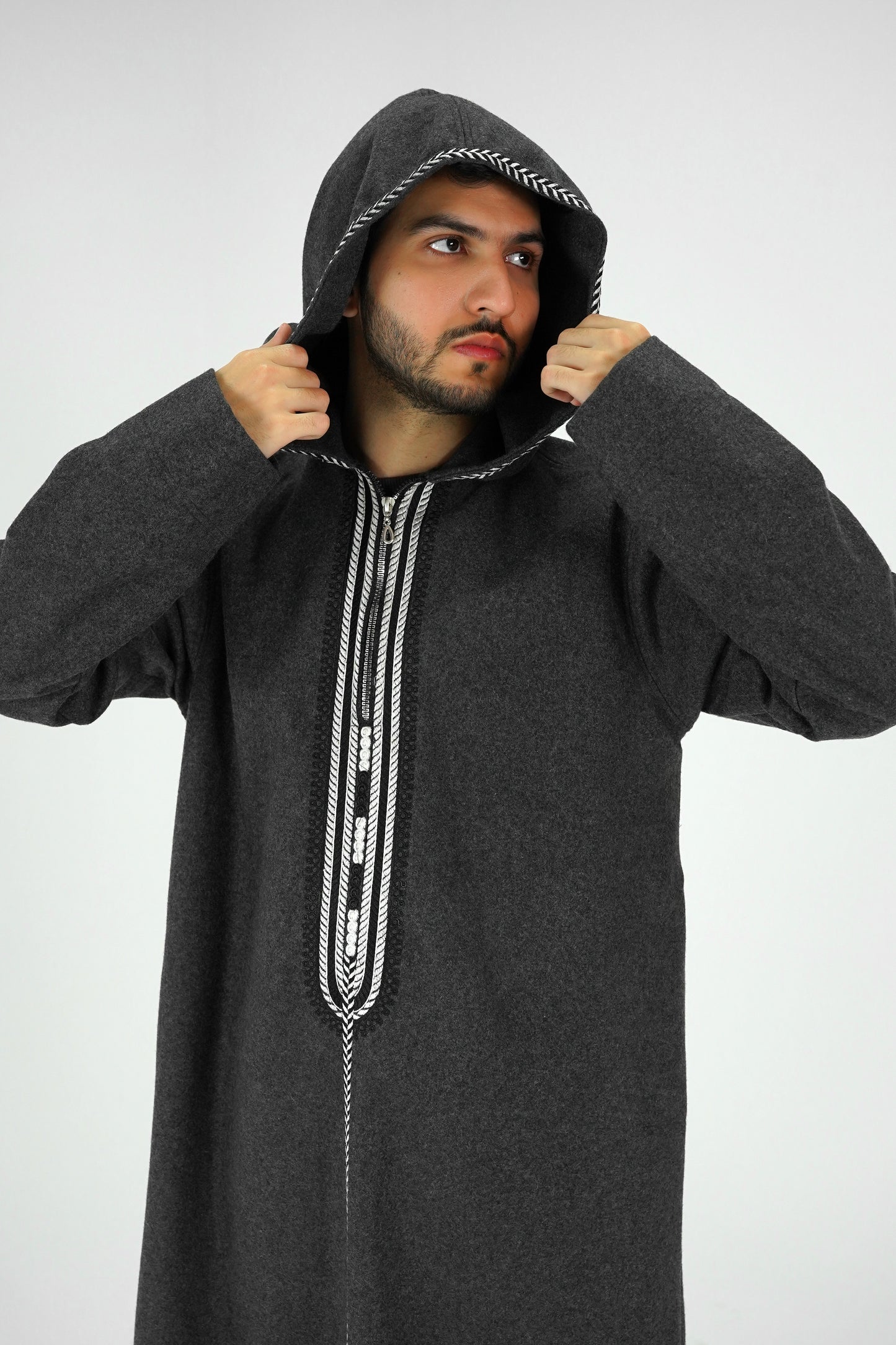 Morocco Jubbah Black
