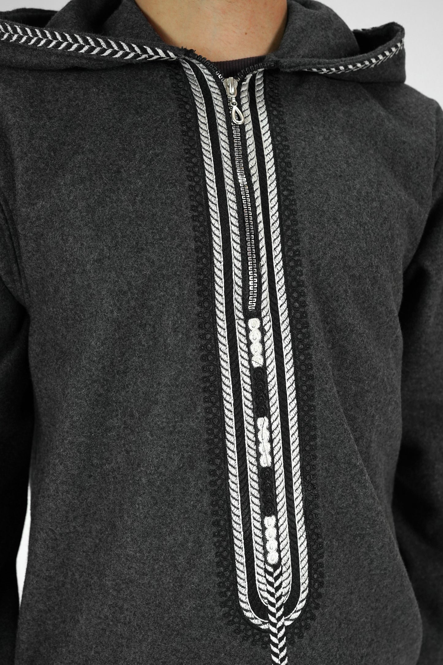 Morocco Jubbah Black